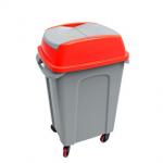 HIPPO Billenős Szelektív hulladékgyűjtő szemetes,műanyag, 345x480x620 50 L
