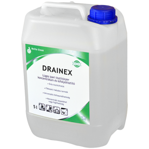 Drainex lúgos ipari lefolyótisztító koncentrátum 5 liter